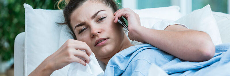 Telefonische Krankschreibungen helfen, Ansteckungen im Wartezimmer zu vermeiden 