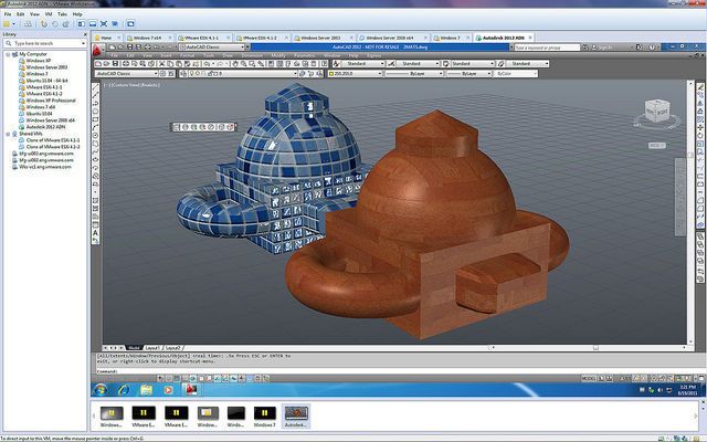 Workstation 8 von VMware unterstützt nun auch Anwendungen wie AutoCAD auf den virtuellen Maschinen. Bild: VMware (Archiv: Vogel Business Media)
