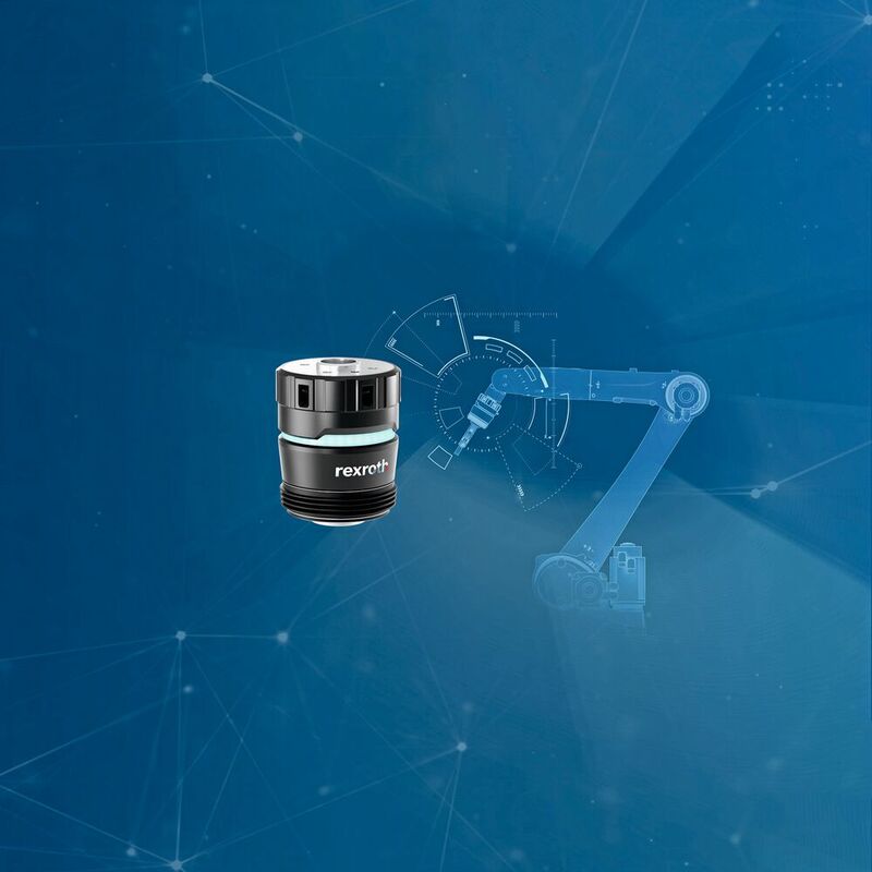 Sensorgestütztes Ausgleichsmodul: Der Smart Flex Effector von Bosch Rexroth verleiht Robotern ein menschengleiches Feingefühl und hebt bestehende Automationsgrenzen auf.
