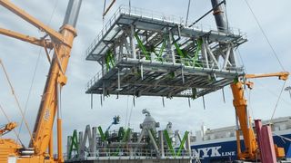 Linde montierte eine Stickstoffabtrennungseinheit (Nitrogen Rejection Unit, kurz NRU) komplett in Europa, bevor sie vergangenes Jahr als Ganzes zu dem Kunden in Westaustralien verschifft wurde.  (The Linde Group)