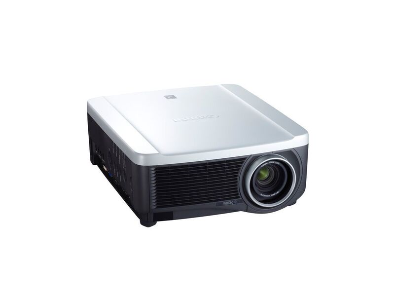 Der Installationsprojektor XEED WUX6010 mit WUXGA-Auflösung unterstützt auch HDBaseT für die Übertragung von Bild-, Ton- und Kontrollsignalen über ein bis zu 100 Meter langes LAN-Kabel. (Bild: Canon)