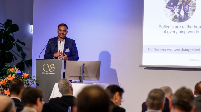 Phani Sukhavasi leitet das global Engineering bei Vertex und erföffnete Einblicke in das neue Jeffrey Leiden Center in Boston. (Bild: Zeta)