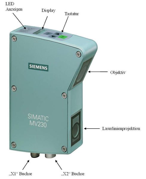 Der Höhenprofilsensor Simatic MV230 ist ein kompakter Vision-Sensor, der über digitale Ein-/Ausgänge mit übergeordneten Steuerungen kommunizieren kann. (Archiv: Vogel Business Media)