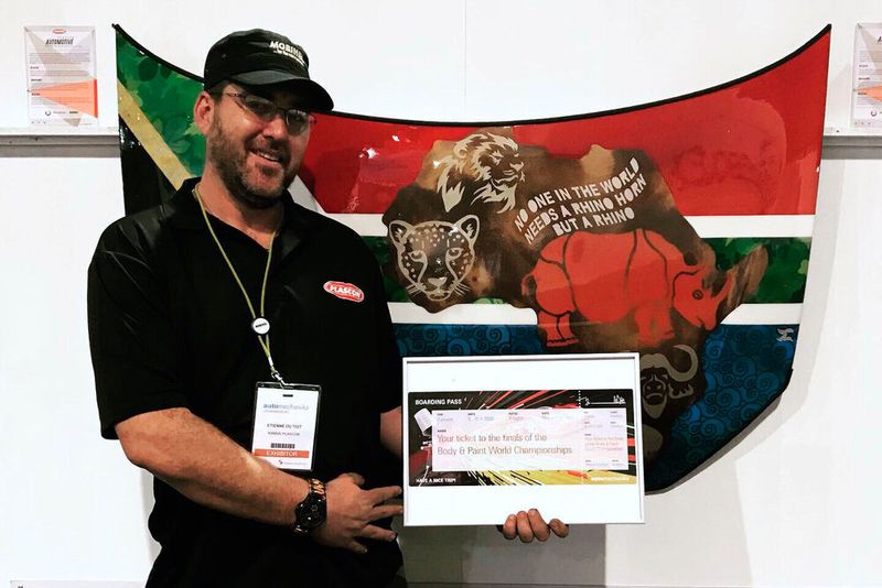 Beim Wettbewerb auf der Automechanika in Johannesburg siegte Etienne Dutoit ... (Bild: Messe Frankfurt)