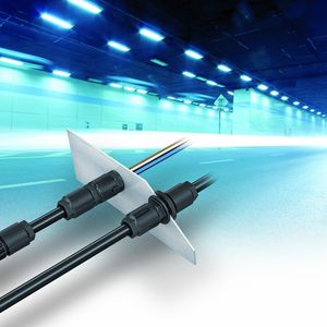 Bild 1: Auch in rauer Umgebung bringt das Installationssystem Licht ins Dunkel.