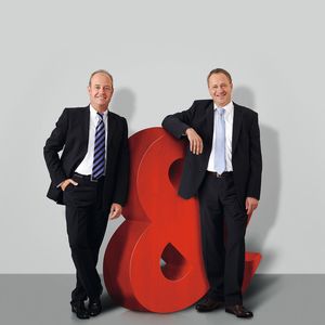 Die Unternehmensgründer Heribert Fritz & Eberhard Macziol. Eberhard Macziol ist im Herbst 2013 aus der Geschäftsführung ausgeschieden.