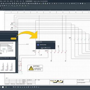 A highlight of the copilot is the ability to duplicate components. If a specific component is needed 12 times in the circuit diagram, the command for the AI copilot is: "Find component XY and place it 12 times in the circuit diagram."(Image: WS-CAD)