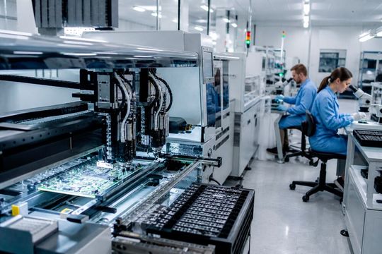 Während es einigen Branchen in Deutschland nicht so gut geht, kann die Elektro- und Digitalindustrie über 2026 bisher nicht klagen. Hier einige Zahlen zur aktuellen Lage ...(Bild:  KI-generiert)