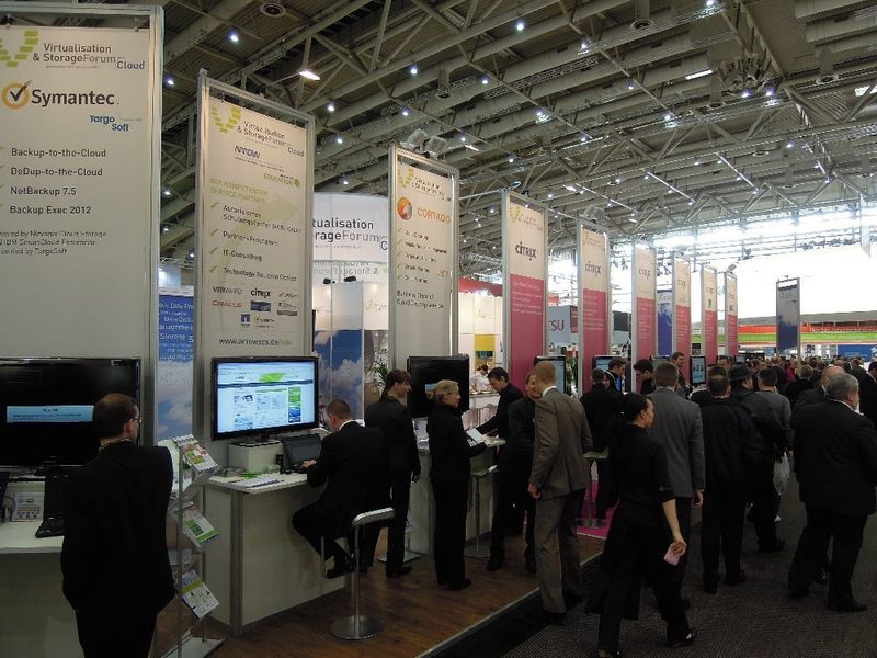 Arrow ECS hatte eine Vielzahl von Unterausstellern auf den Stand eingeladen. (Archiv: Vogel Business Media)
