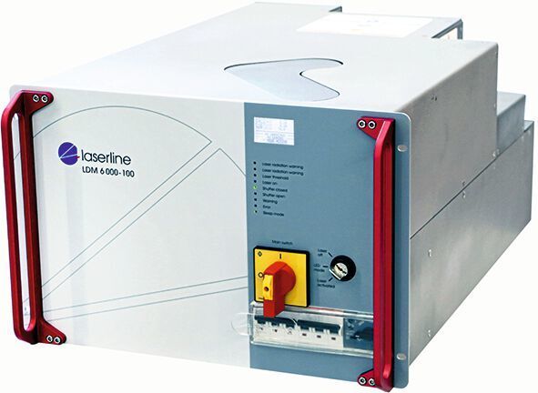 Geeignet ist der LDM 6000-100 von Laserline insbesondere für Applikationen in den Bereichen Schweißen, Additive Fertigung, Wärmebehandlung (Härten) und Reparaturschweißen, so der Aussteller. (Laserline)
