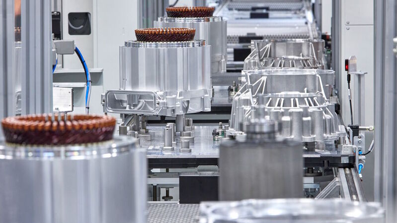 Bei Bosch in Hildesheim entstehen neue E-Motoren für 800-Volt-Antriebssysteme.