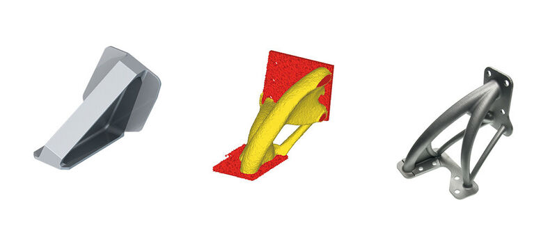 LZN Prozess Bauraum Optimierung 3D Model (Bild: Altair, LZN)