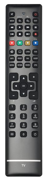 Die Fernbedienung inklusive Batterien ist im Lieferumfang enthalten. Der Fernseher kann aber auch mit dem Smartphone via App gesteuert werden. (Medion)