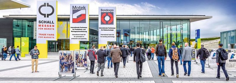 Im Oktober lädt Schall Messen wieder zur Motek/Bondexpo nach Stuttgart ein und präsentiert Lösungen zur Produktions- und Montageautomatisierung.(Bild:  P. E. Schall GmbH & Co. KG)