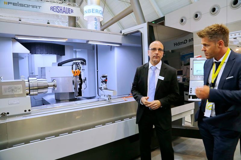 Neu zeigte Kellenberger auf der AMB die Varia für Spitzenwerte von 1600mm. (Anne Richter, SMM)