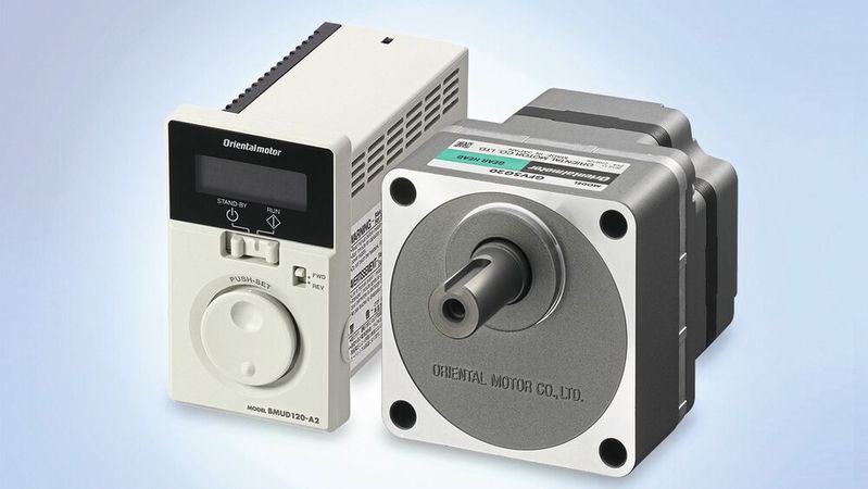 Die bürstenlosen Antriebe von Oriental Motor haben einen sehr hohen Wirkungsgrad.(Bild:  Oriental Motor (Europa) GmbH)