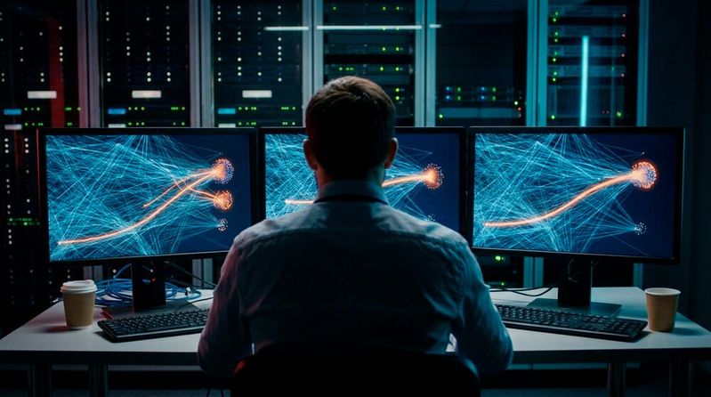 IT-Administratoren können die nach aktuellen Sicherheitsupdates verbliebenen, unsicheren RC4-Verschlüsselungen im Active Directory aufspüren, indem sie die Windows-Ereignisprotokolle analysieren und spezifische PowerShell-Skripte zur Auswertung der Anmeldetickets einsetzen.(Bild:  Gemini / Vogel IT-Medien GmbH / KI-generiert)
