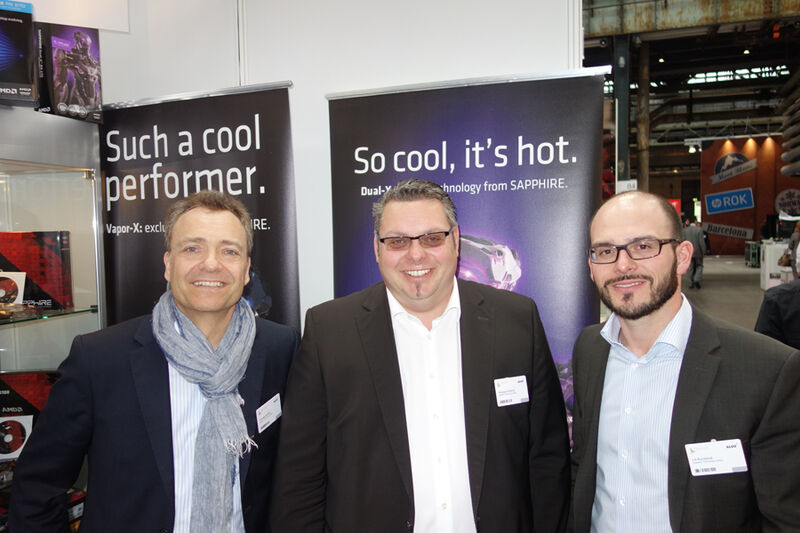 So cool and hot kann nur das Sapphire-Team sein (v. l.): Thomas Kessler, Andreas Pokorny und Uli Kurzböck (Bild: IT-BUSINESS)