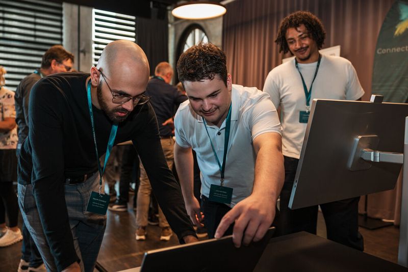 C4B-Support und Entwicklung unter sich: Philipp Steininger, Luca Reitano und Philipp Bunts  (Bild: C4B)