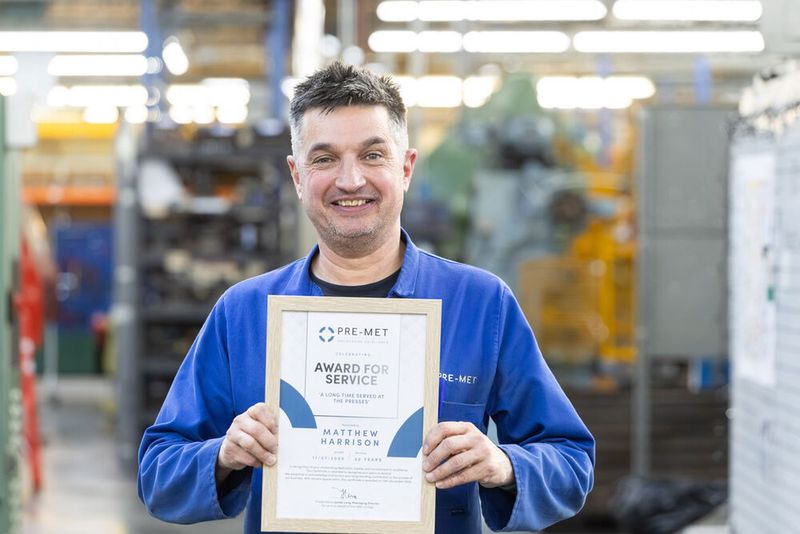 Neil Taylor, who has worked in the toolroom at Pre-Met for 20 years. (Source: Pre-Met)