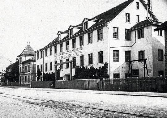 Der Gericke-Standort in Zürich, 1907(Bild:  Gericke)