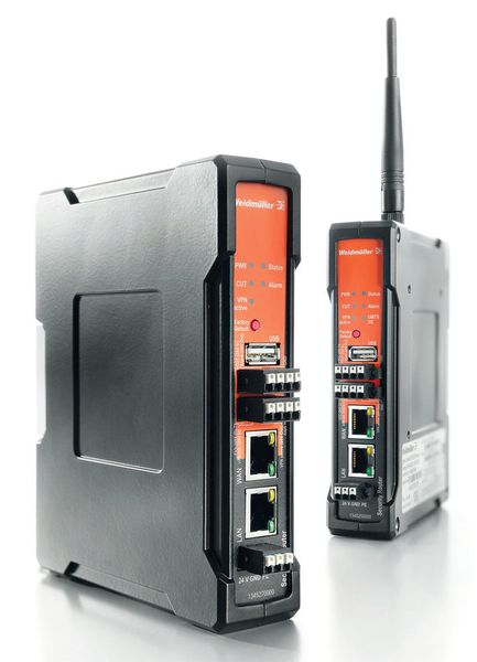 Mit den Industrial Ethernet Routern wird die volle Systemintegrität der jeweiligen Fernwartungslösung sichergestellt. (Weidmüller )