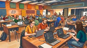 „Da geht noch mehr!“: In einer der Challenges beim Hackathon sollen prototypische Einsätze für die KI-Module jenseits von Plan-und Genehmigungsverfahren entwickelt werden (Bild: Gemini / KI-generiert)