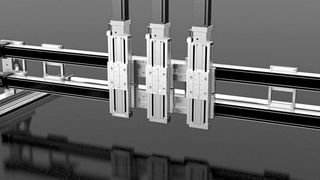 Mit leistungsstarken Linearsystemen lassen sich auch sehr spezielle Anforderungen optimal erfüllen – zum Beispiel mit einem 5-Achs-Modul. (Bild: IEF Werner)