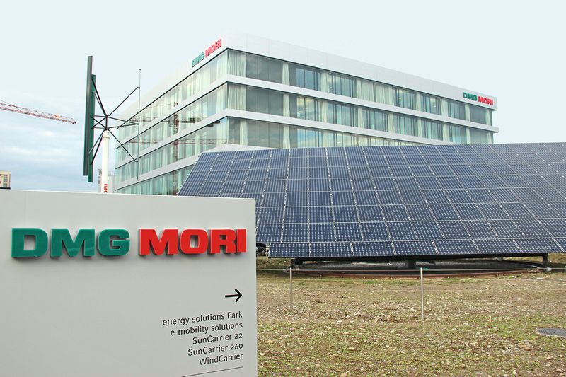 Das Global Headquarter von DMG Mori in der Schweiz bietet Büroflächen für 250 Mitarbeiter. Derzeit sind 180 Mitarbeiter beschäftigt. (Bild: Kroh)