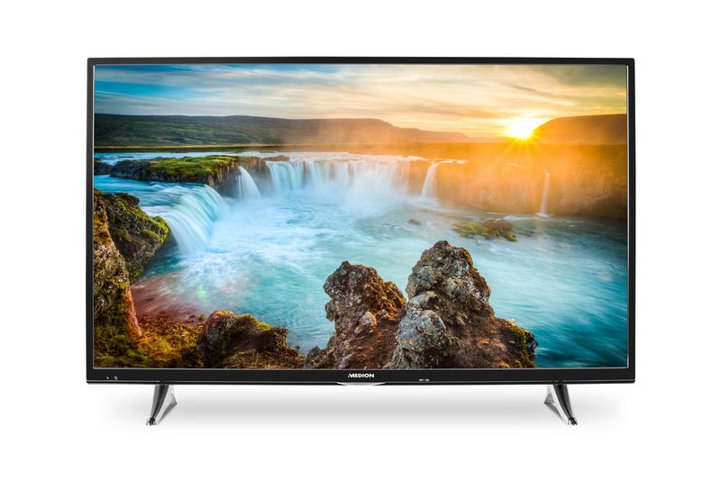 Das Highlight bei Aldi-Süd ist ein Smart-TV mit 55-Zoll-Bildschirmdiagonale zu einem Preis von 499 Euro.  (Medion)