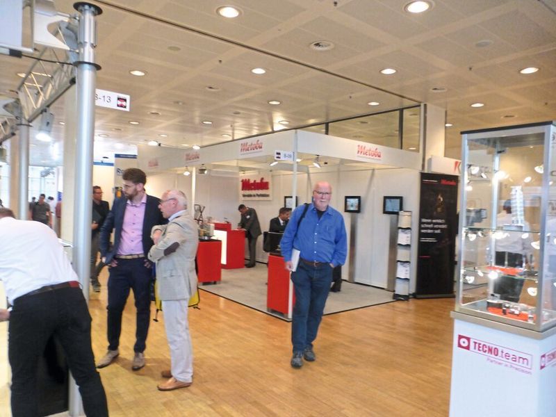 Imperssionen vom Messerundgang der Stanztec 2018 in Pforzheim. (Vogel/Finus)