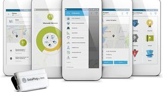 Von der OBD-Dose über das Smartphone an die App – so funktioniert Volkswagen Connect. (Volkswagen)
