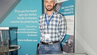 Sébastien Gravier Président et CEO de Vulkam présentait aux nombreux visiteurs les avantages extraordinaires des alliages métalliques amorphes et les multiples applications dans les domaines de l'horlogerie, de la joaillerie, des medtech et des micro-technologies.  (MSM)