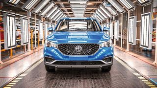 Der MG ZS EV startet im ersten Quartal 2021. (MG)