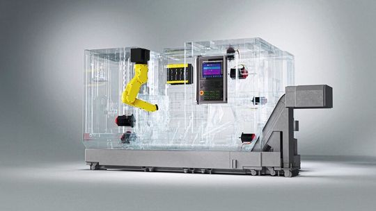 Die Fanuc-Serie «500i-A» wurde für die Herausforderungen der modernen Produktion entwickelt und integriert CNC, Antriebe, Verstärker, Roboter und IoT-Technologien zur Optimierung der Maschinenleistung und des gesamten Fabrikbetriebs.(Bild:  Fanuc Switzerland GmbH)