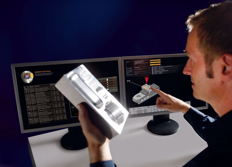 Punkten mit Service: Das Servicemodul Garant Toolconcept liefert bauteilbezogene Bearbeitungskonzepte zur Unterstützung der Fertigungsplanung. Bild: Hoffmann Group (Archiv: Vogel Business Media)