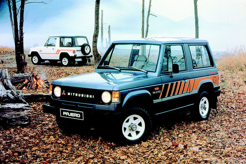 Der erste Pajero kam im Jahr 1982 auf den Markt. Bis heute haben sich der Drei- und Fünftürer erhalten. Auch die wesentliche Form ist idenitisch geblieben. (Mitsubishi)