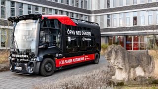 In Friedrichshafen und Düsseldorf testet ZF Mobility Solutions seit 2024 autonome Shuttles. (Bild: ZF Friedrichshafen)