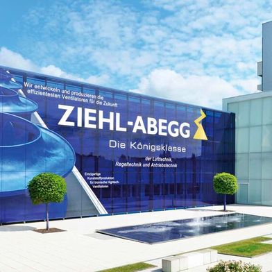 Ziehl-Abegg aus Künzelsau kann sich freuen, auch wenn die Zeiten nicht so berauschend sind. Denn trotz allem konnte das Unternehmen erstmals die Milliardenumsatz-Marke knacken. (Bild: Ziehl-Abegg)