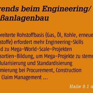 Das sind die Technologie-Trends der Achema 2015.