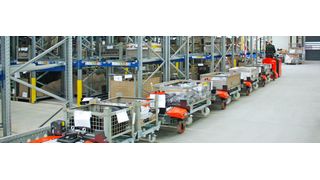 Der „Factory Train“ soll die Materialversorgung in der Produktion im Traktorenwerk effizienter und sicherer gestalten. (Neumaier)