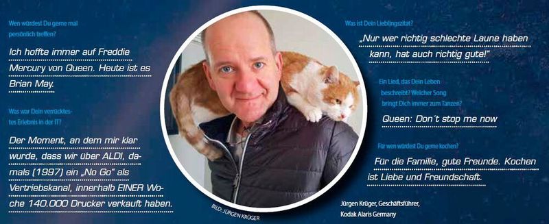 Jürgen Krüger, Geschäftsführer, Kodak Alaris Germany (IT-Business)