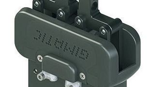 Der elektrische 2-Backen-Greifer MPRJ von Gimatic kann die Last von außen und innen einspannen. (Gimatic)