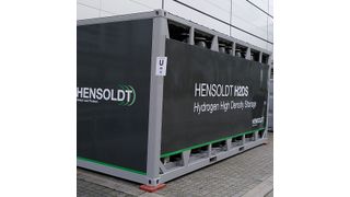 Laut der Studie könnten containerisierte Wasserstofftransporte eine vielversprechende Möglichkeit für den europäischen Raum darstellen. (Bild: Hensoldt)