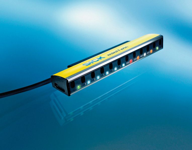 Selbst eher spröde Sensortechnik kann schön sein: Sick wurde für die Sicherheitslichtschranke M 4000 mit einem if-Preis ausgezeichnet. (Bild: Sick)