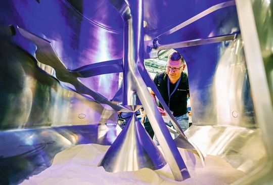 Mechanical process engineering will once again play an important role at this year’s Achema. Mechanical process engineering will once again play an important role at this year’s Achema.