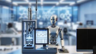 Abb.1: Wie lässt sich KI bereits heute im Labor als Unterstützung einsetzen? (Symbolbild) (Bild: KI-generiert)