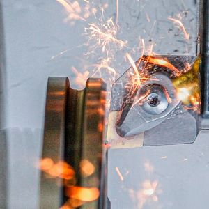 SX6: High-toughness silicon nitride ceramic for demanding gray cast iron roughing, including scaled surfaces (Source:  NTK)