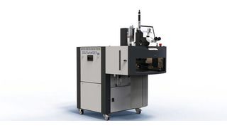 Einer der Vorteile der neuen X-Weld von Zeltwanger ist der höhenverstellbare Arbeitsraum: so kann das Gerät auf die Größe des Anwenders angepasst werden. (Zeltwanger)