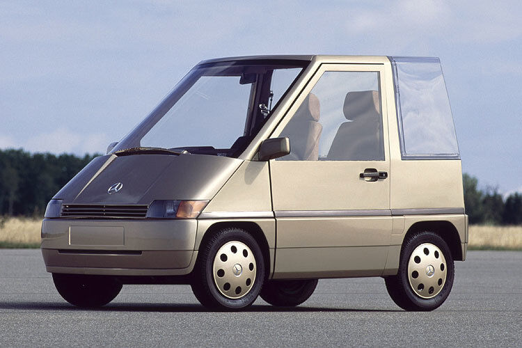 1982: Das Nahverkehrsfahrzeug (NAFA) legt den Grundstein für Smart. (Foto: Daimler)